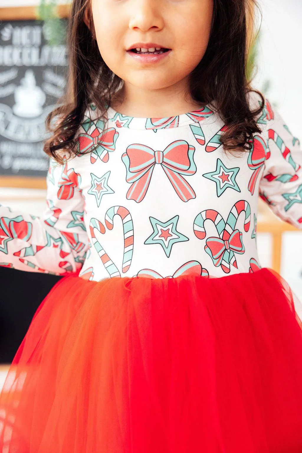 Mila & Rose - Peppermint Princess L/S Tutu Dress - Image 2