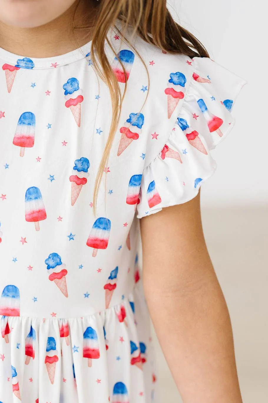 Mila & Rose - Summer Sweets Flutter Sleeve Twirl Dress - Image 2