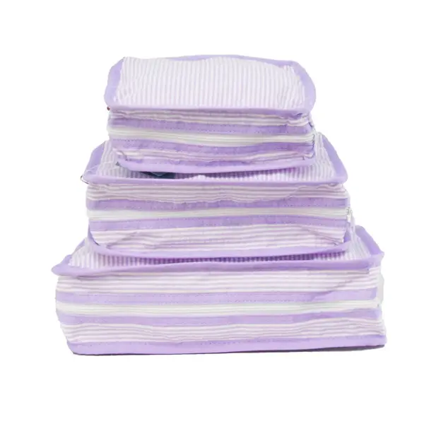 Mint - Lilac Seersucker Stacking Set