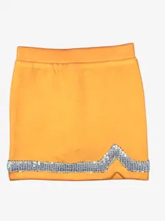 ML Kids - Orange and Silver Cheer Uniform - Image 3