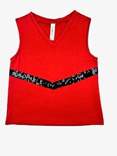 ML Kids - Red and Black Cheer Uniform - Image 2