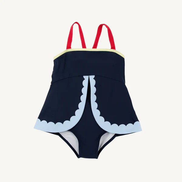 Nantucket Navy Stratford Scallop Swimsuit - Image 2