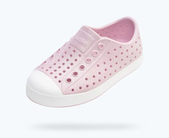 Jefferson Bio-Bling Kids Barely Pink Bling/Shell White - Image 2