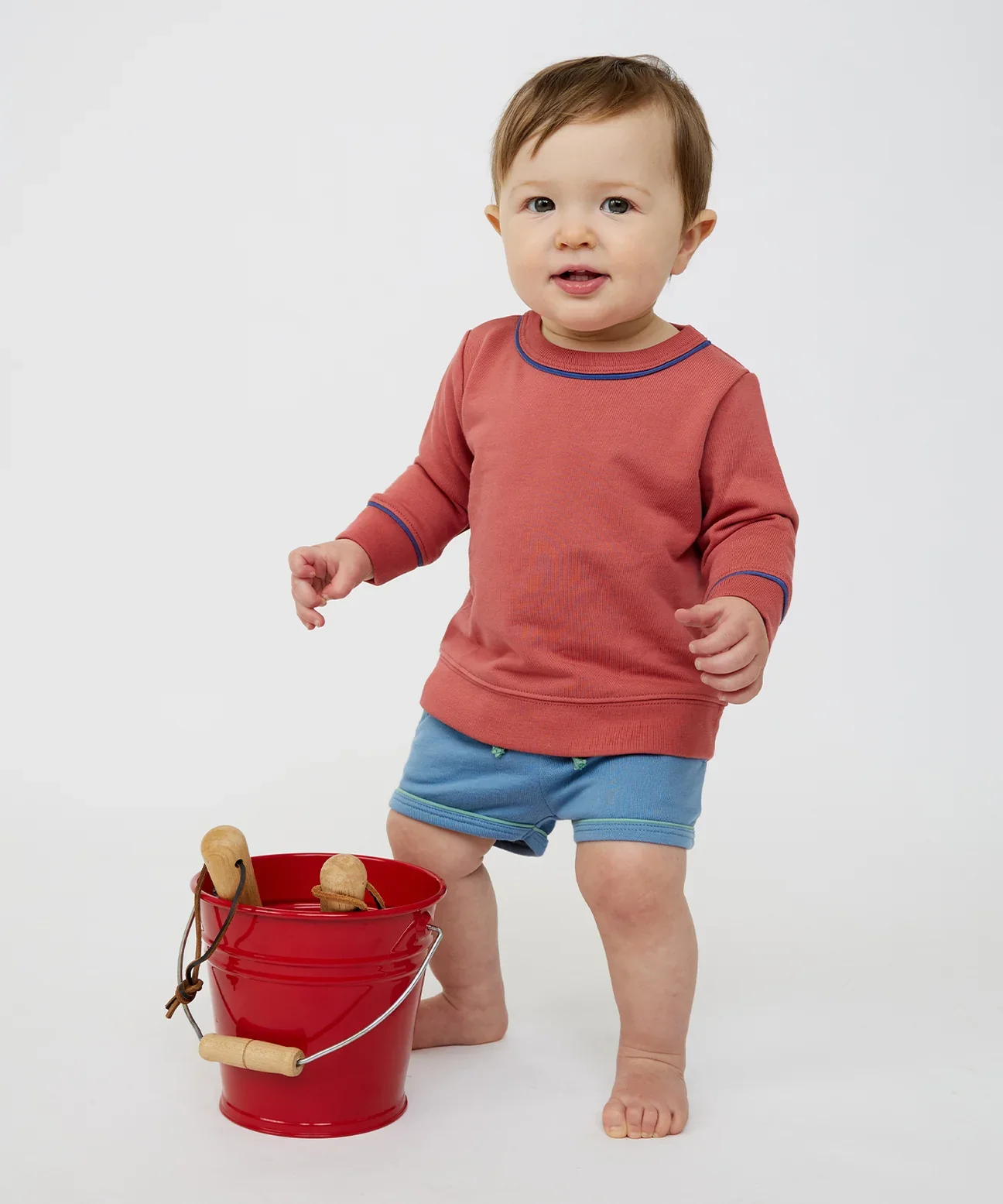 Nautical Red Blue Remy Sweatshirt - Image 2