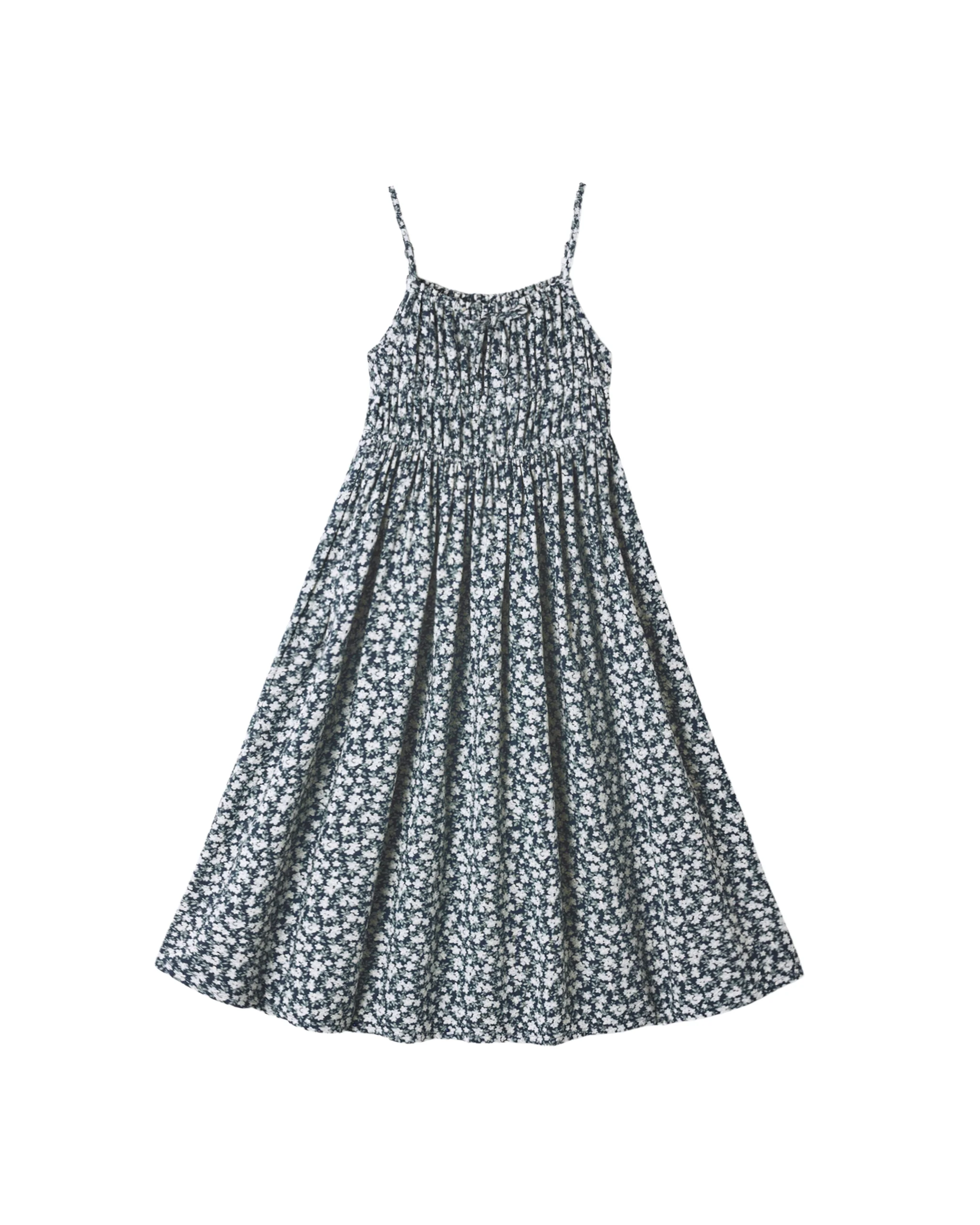 Navy Floral Delia Dress