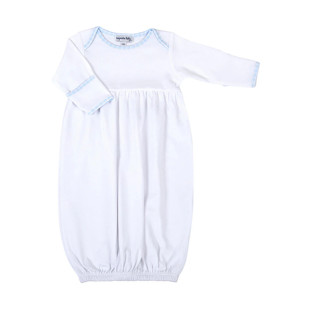 New Beginnings Blue Gathered Gown