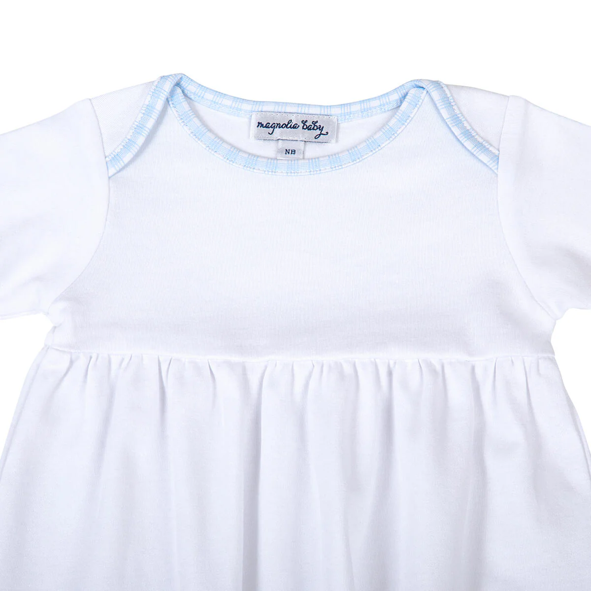 New Beginnings Blue Gathered Gown - Image 2