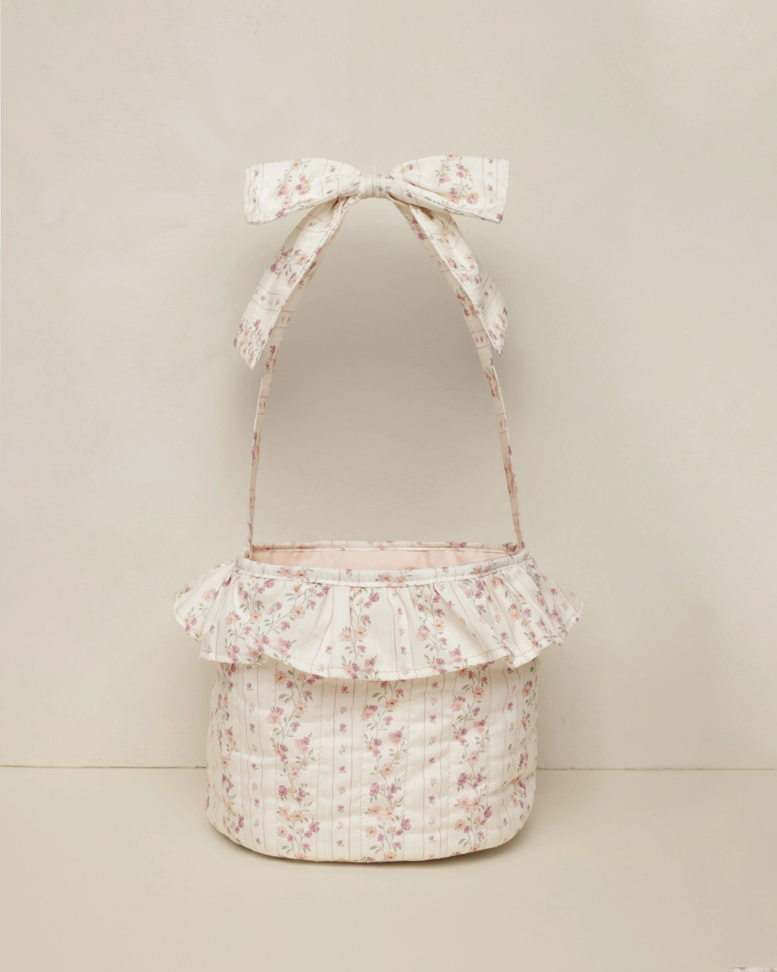 Noralee - Floral Stripe Easter Basket