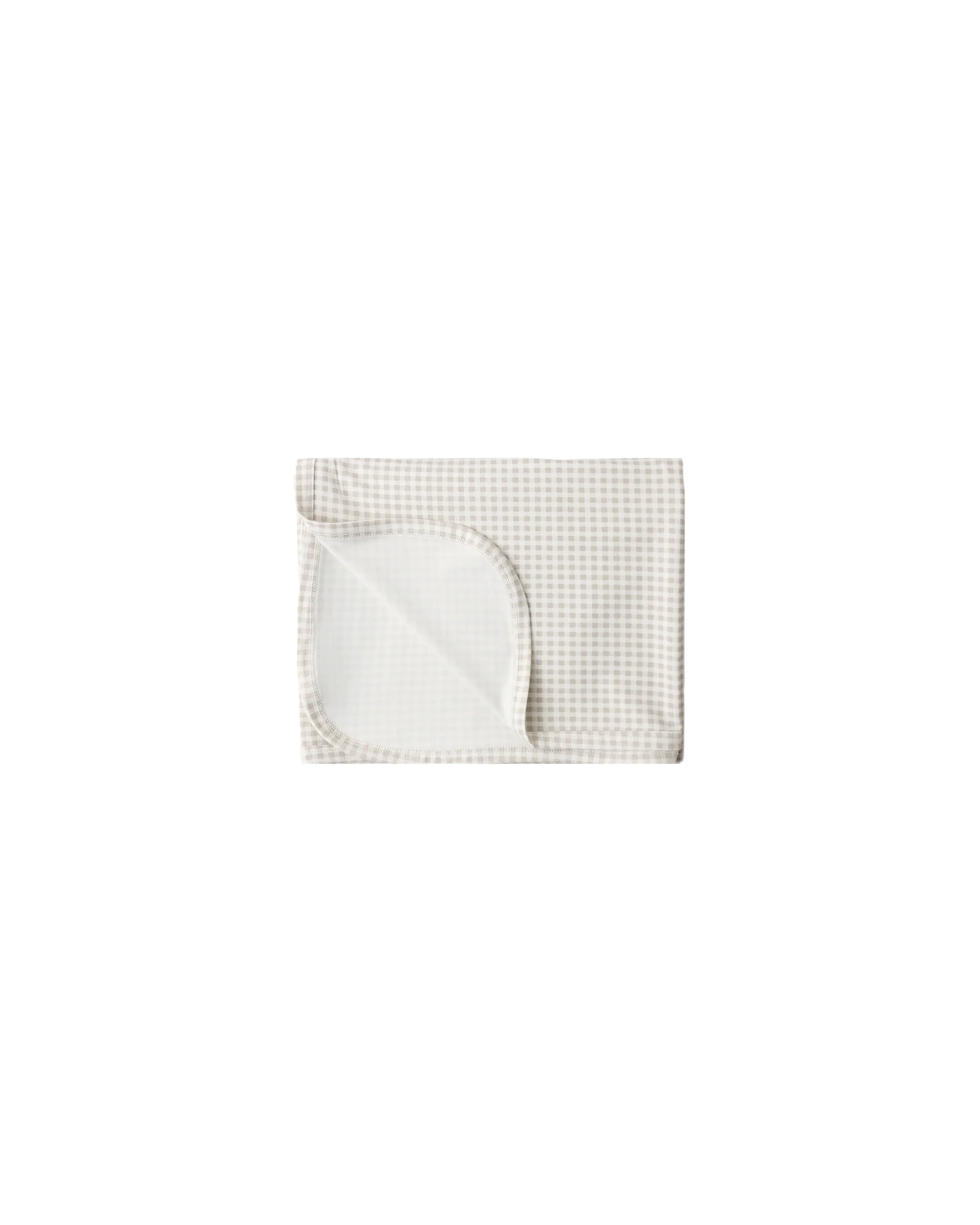 Oat Gingham Bamboo Swaddle - Image 2