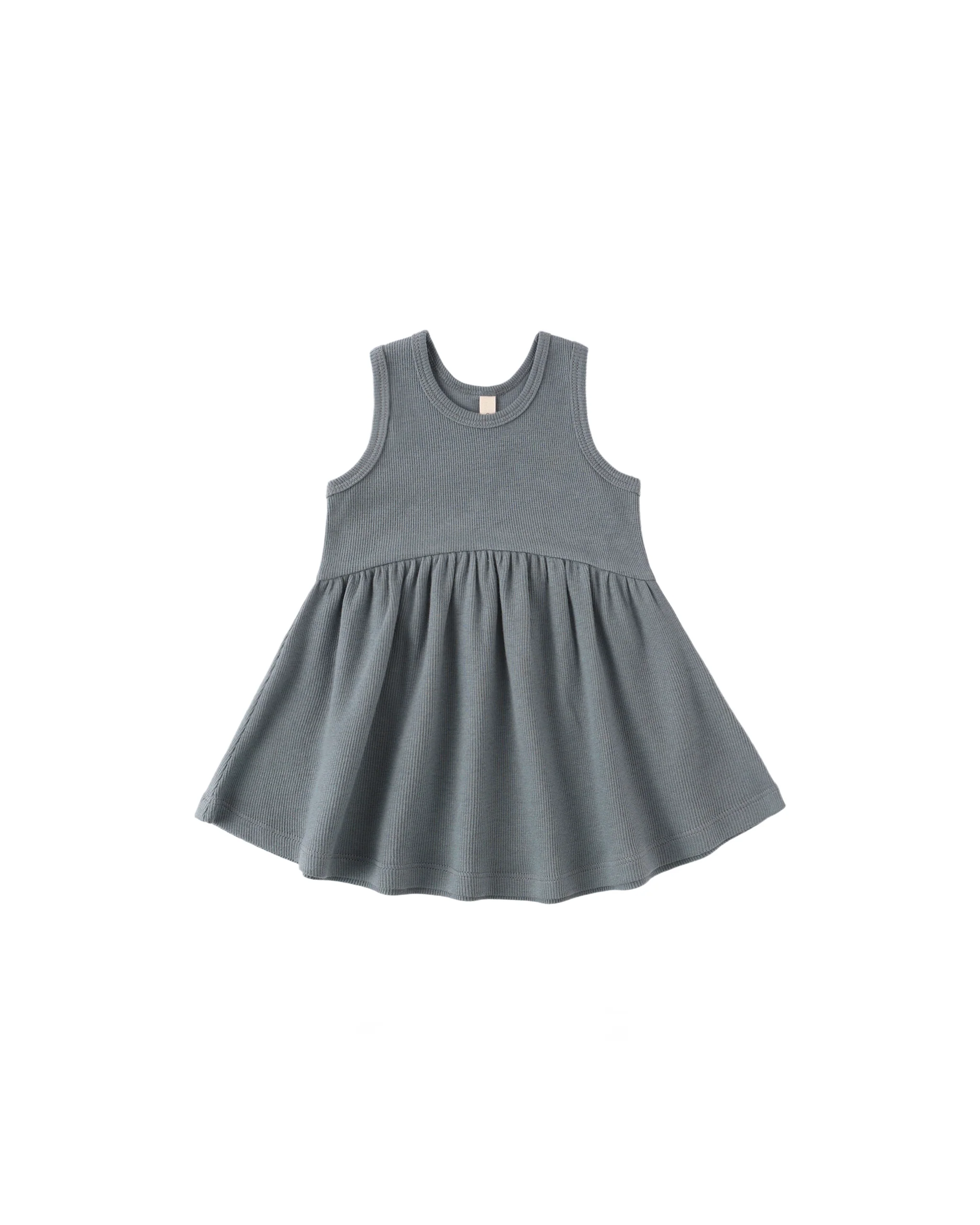 Ocean Ribbed Tank Dress