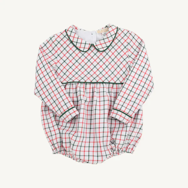 Old Town Tattersall/Grier Green Long Sleeve Bradford Bubble