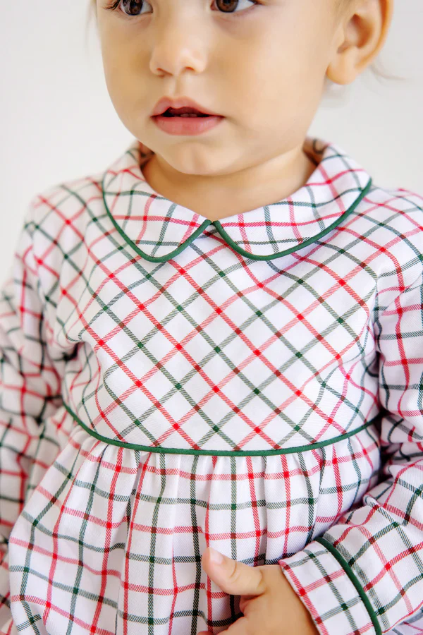 Old Town Tattersall/Grier Green Long Sleeve Bradford Bubble - Image 2
