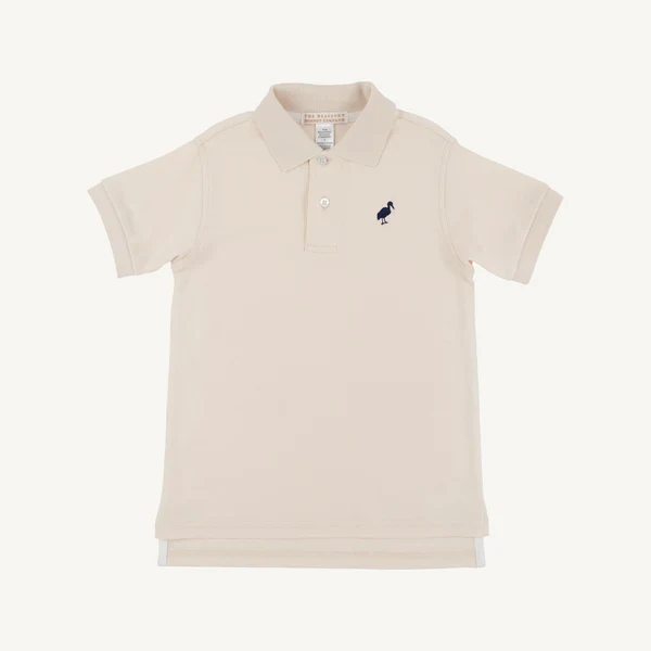 Osprey Oatmeal with Nantucket Navy Stork Prim & Proper Polo