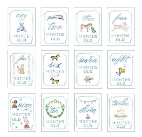 Over the Moon - Monthly Milestone Card Sets - Image 3