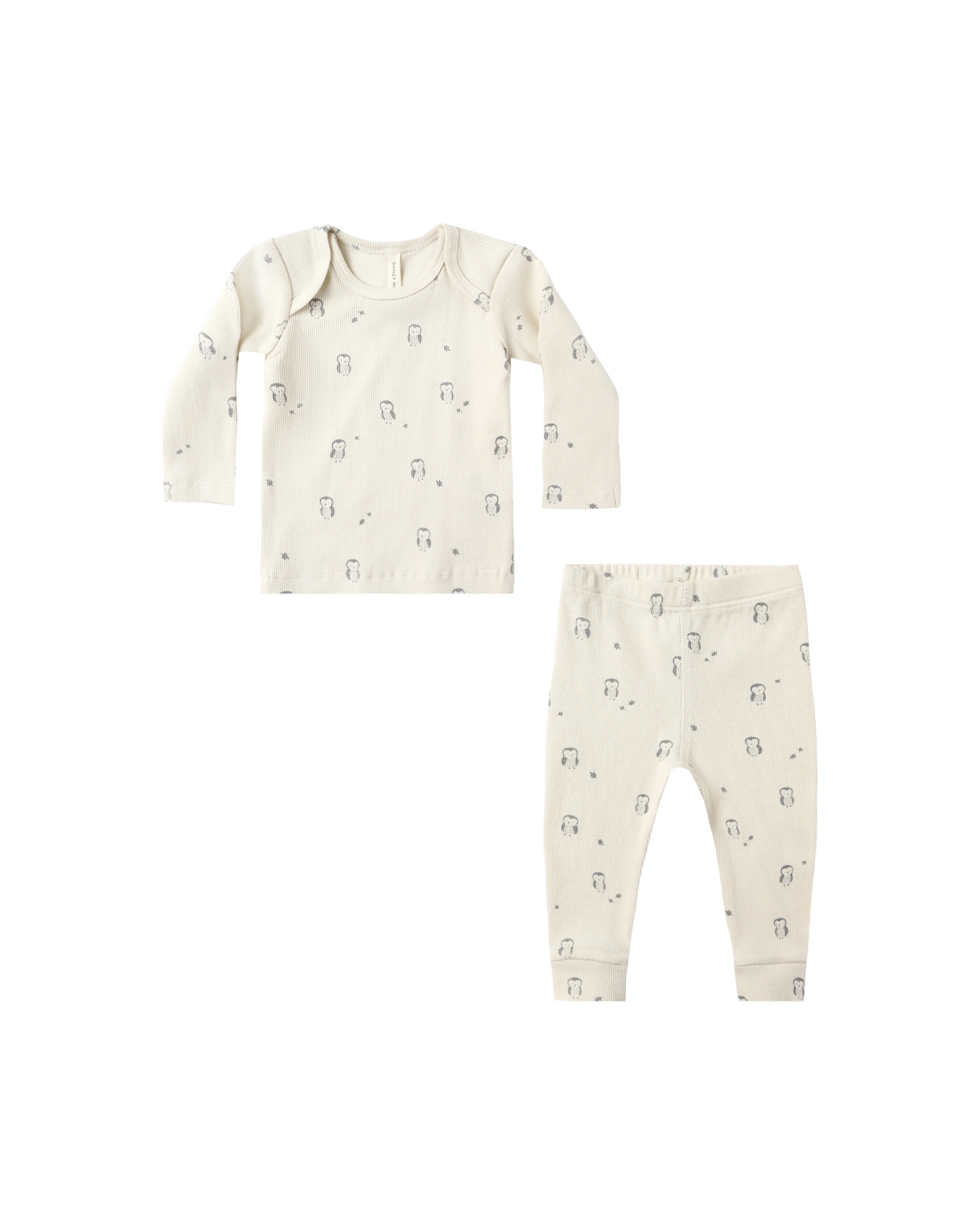 Owls Ribbed Tee + Legging Set