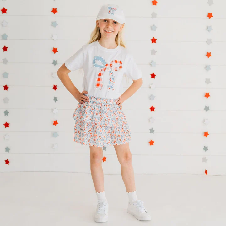 Patriotic Floral Skort - Image 2