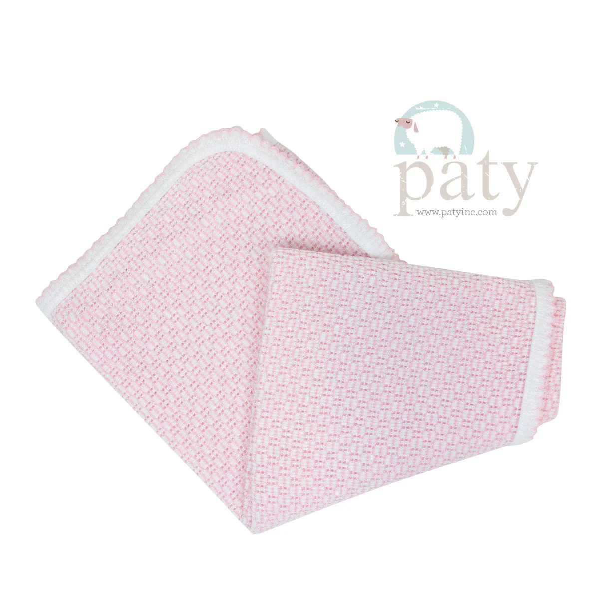 Paty - Knit Receiving/Swaddle Blanket - Image 2