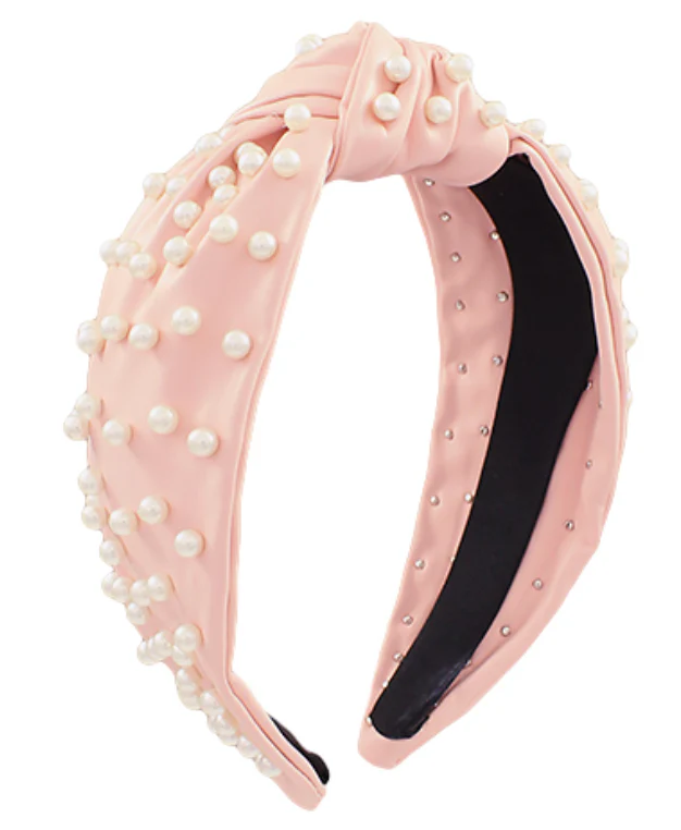 Pearl Beaded Knot Headband - Image 4