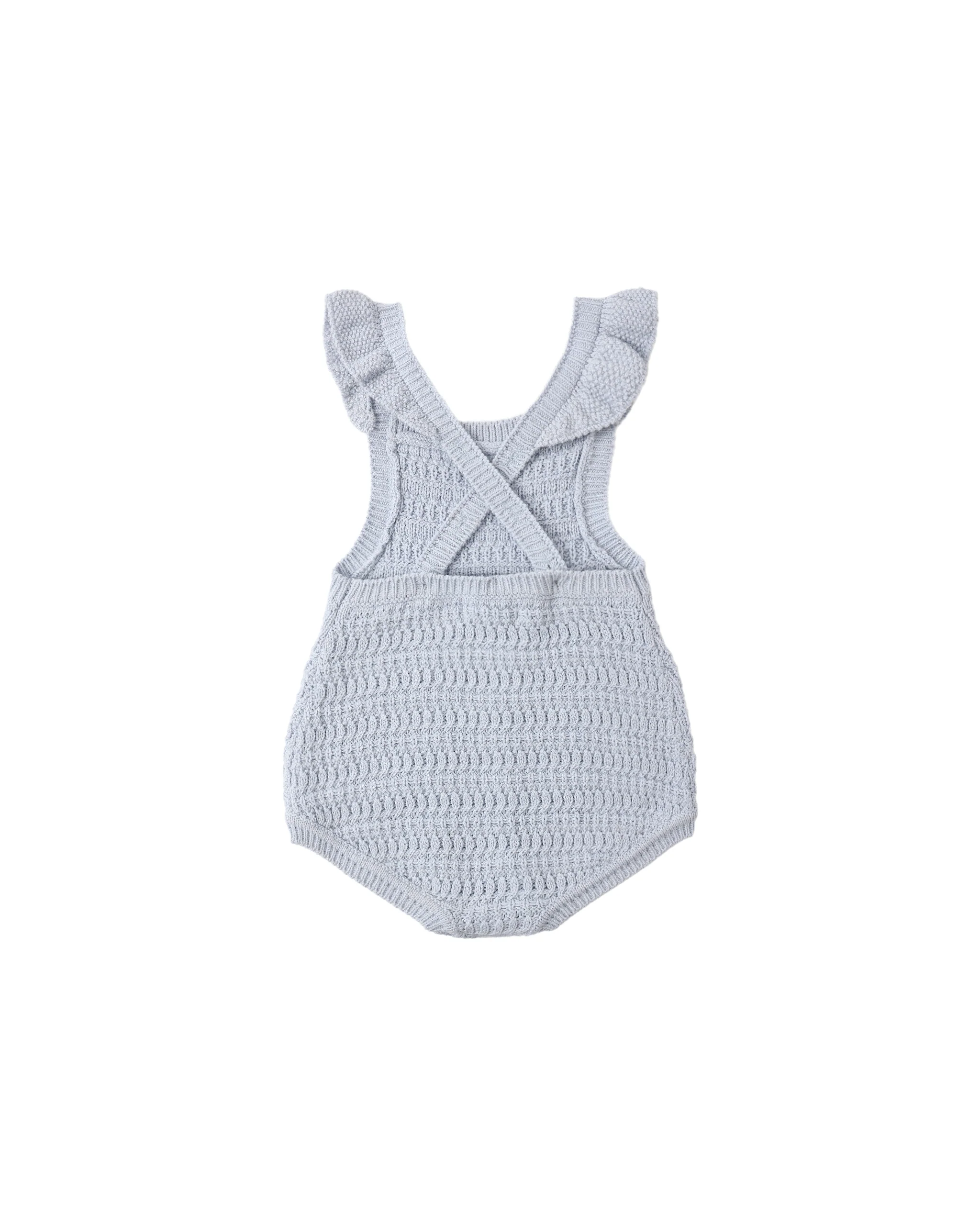 Periwinkle Crochet Romper - Image 2