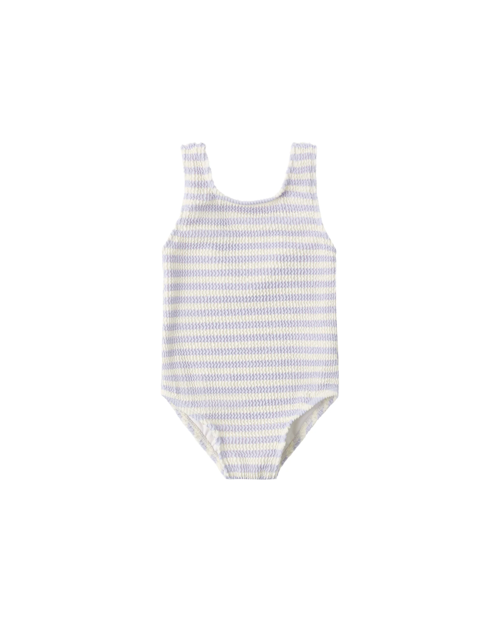 Periwinkle Stripe Moxie One Piece