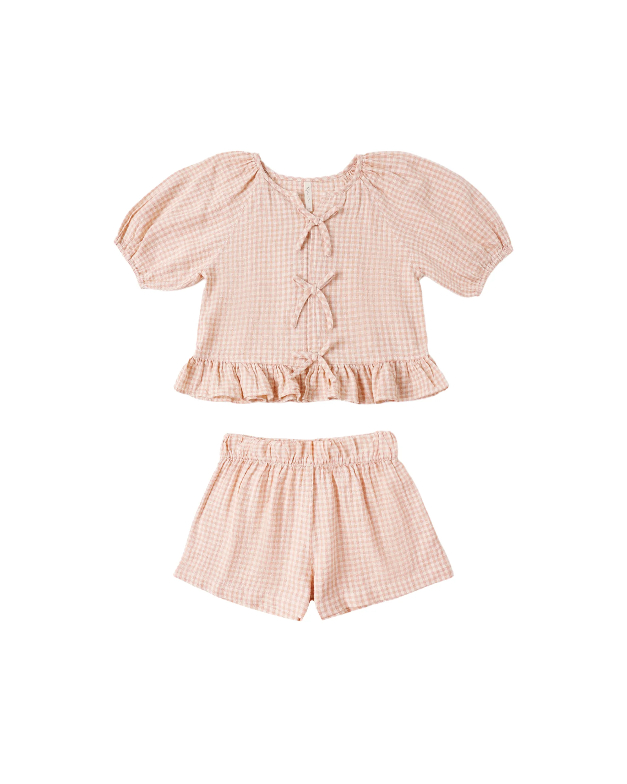 Petal Gingham Juniper Set