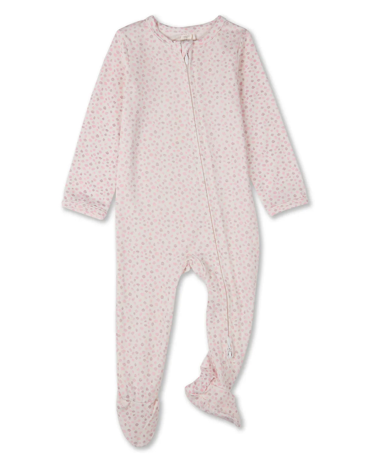 Pink Abstract Spots Footie
