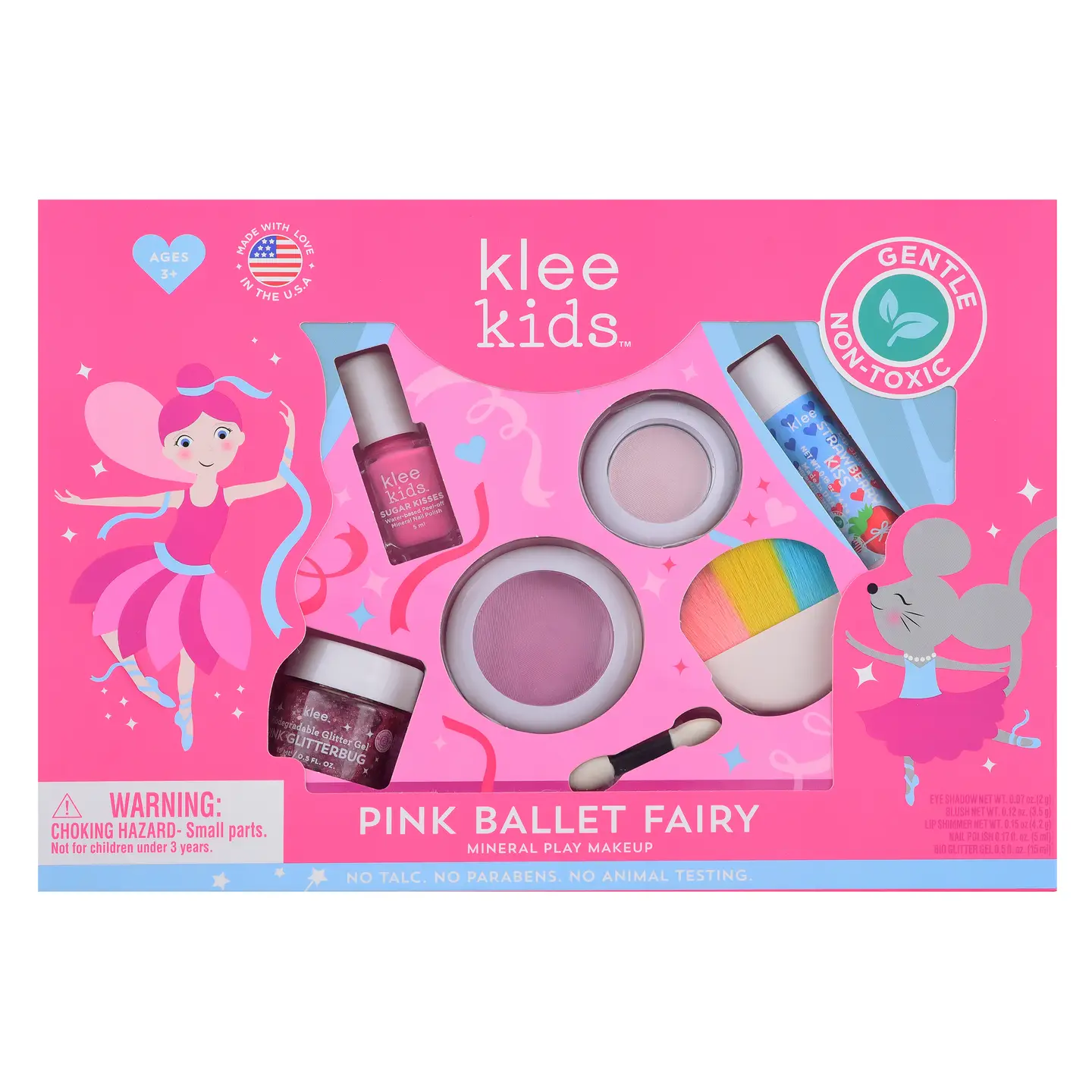 Pink Ballet Fairy - Klee Kids Deluxe Play Makeup Kit - Image 2