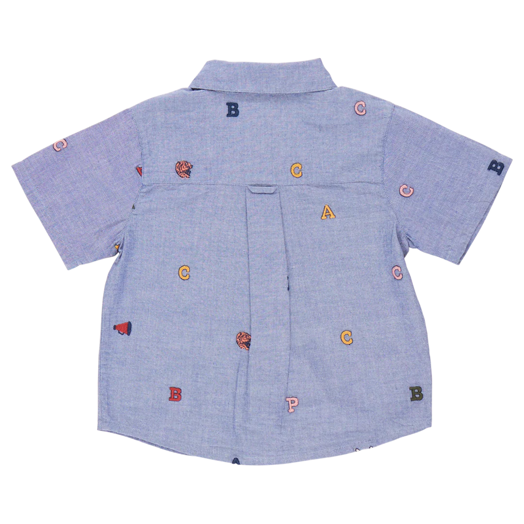 Pink Chicken - Boys Jack Shirt - Varsity Embroidery - Image 2
