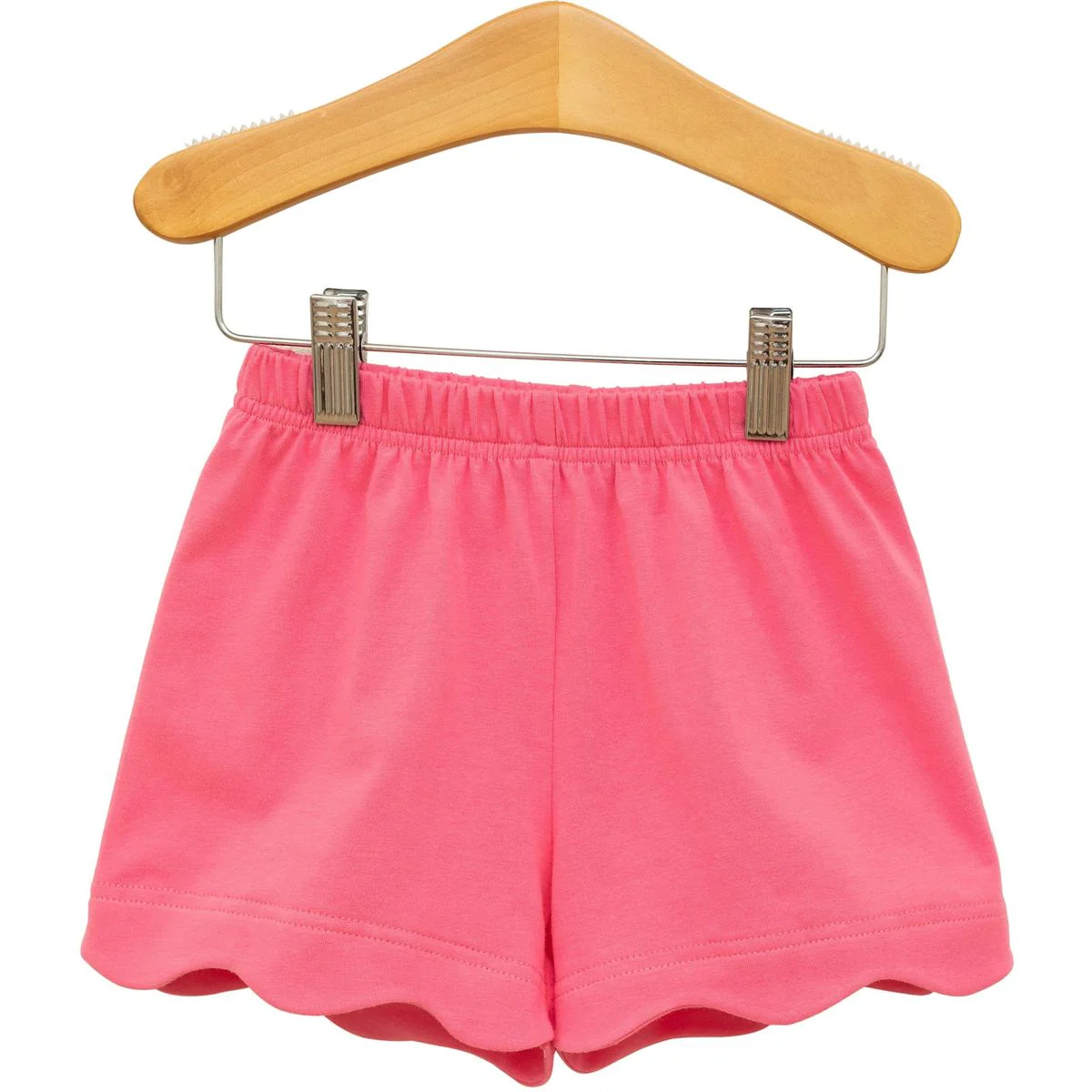 Pink Scalloped Shorts