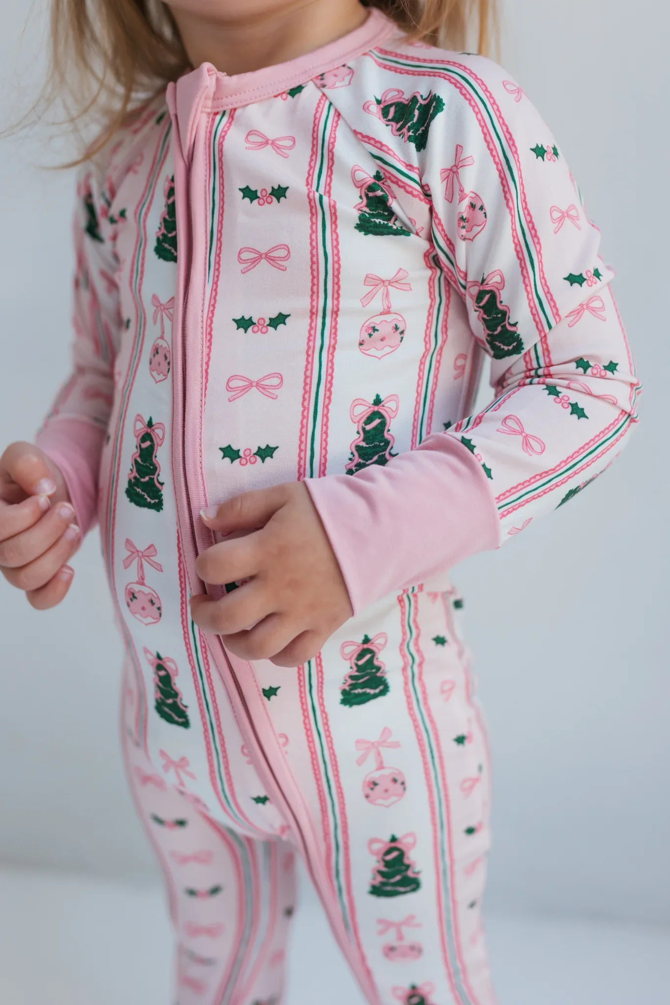 Pinkmas Zipper Romper - Image 2