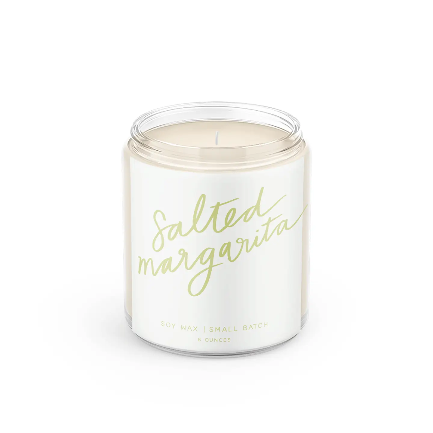 Poured Goods -Salted Margarita: 8 oz Soy Wax - Image 2
