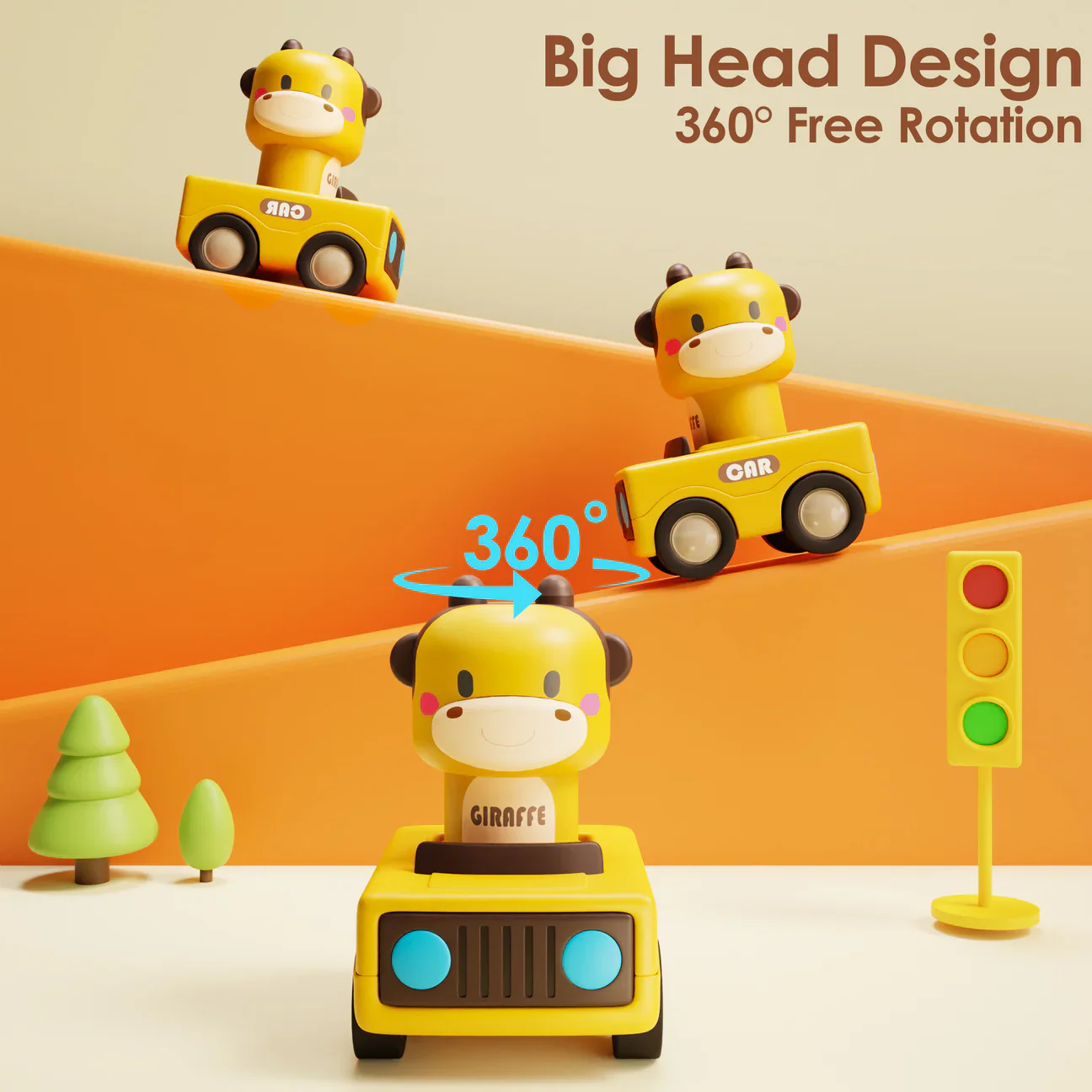 Press and Go Animal Car Toys - Image 3