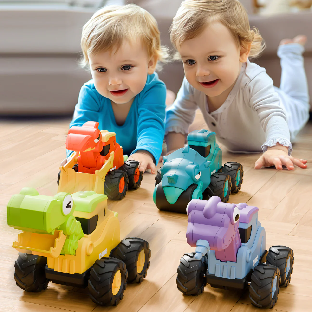 Press and Go Dino Construct-Tors - Image 2