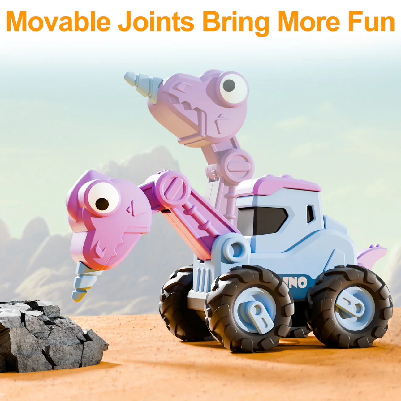 Press and Go Dino Construct-Tors - Image 3