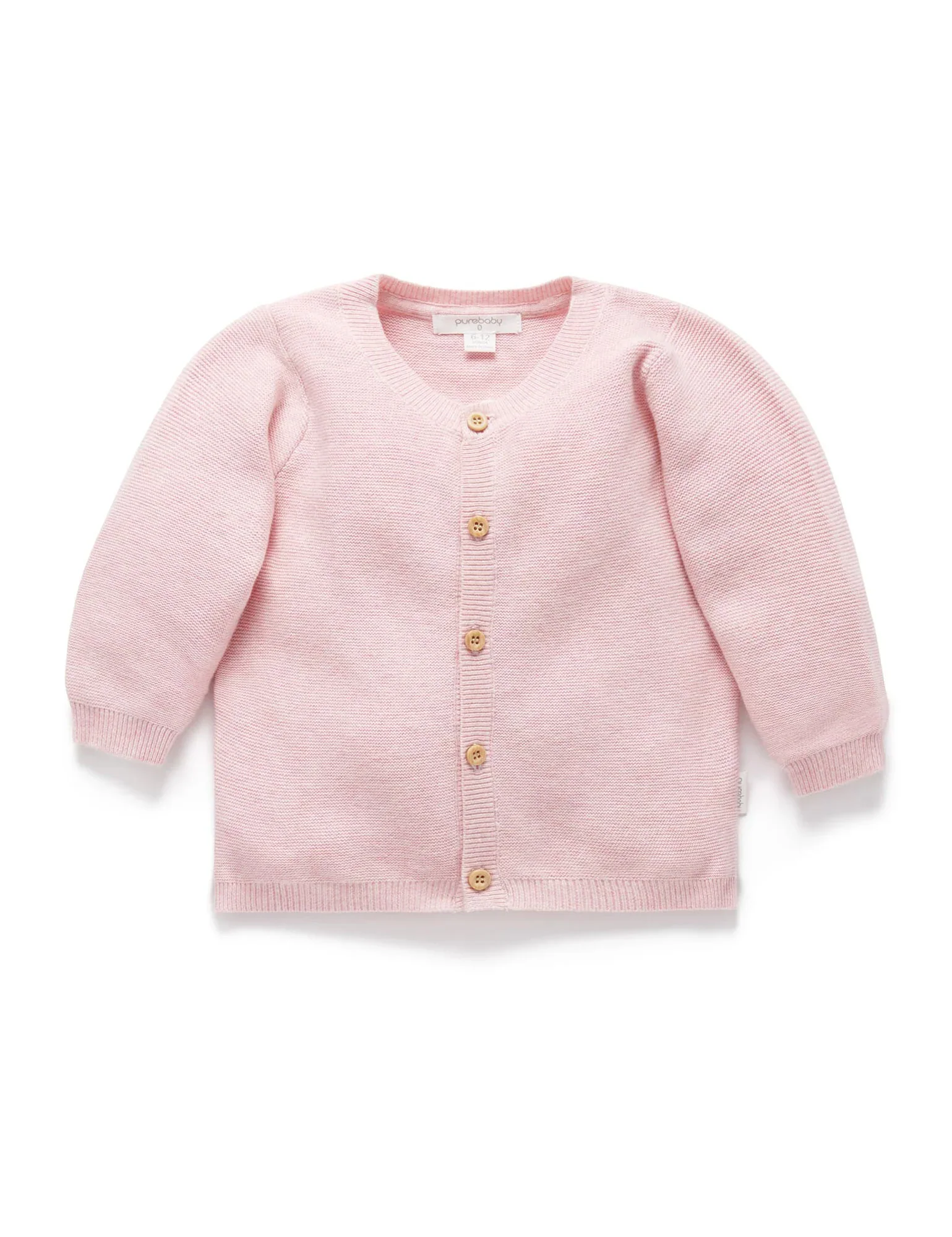 Purebaby - Pink Textured Cardigan and Legging Set - Image 2