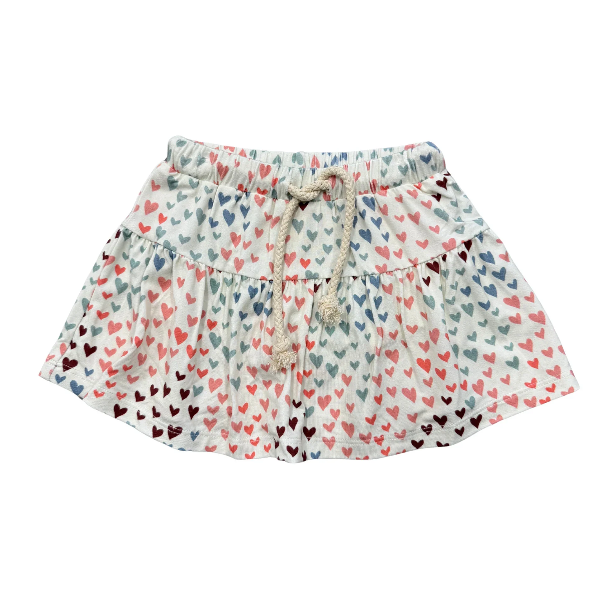 Rainbow Hearts Skort