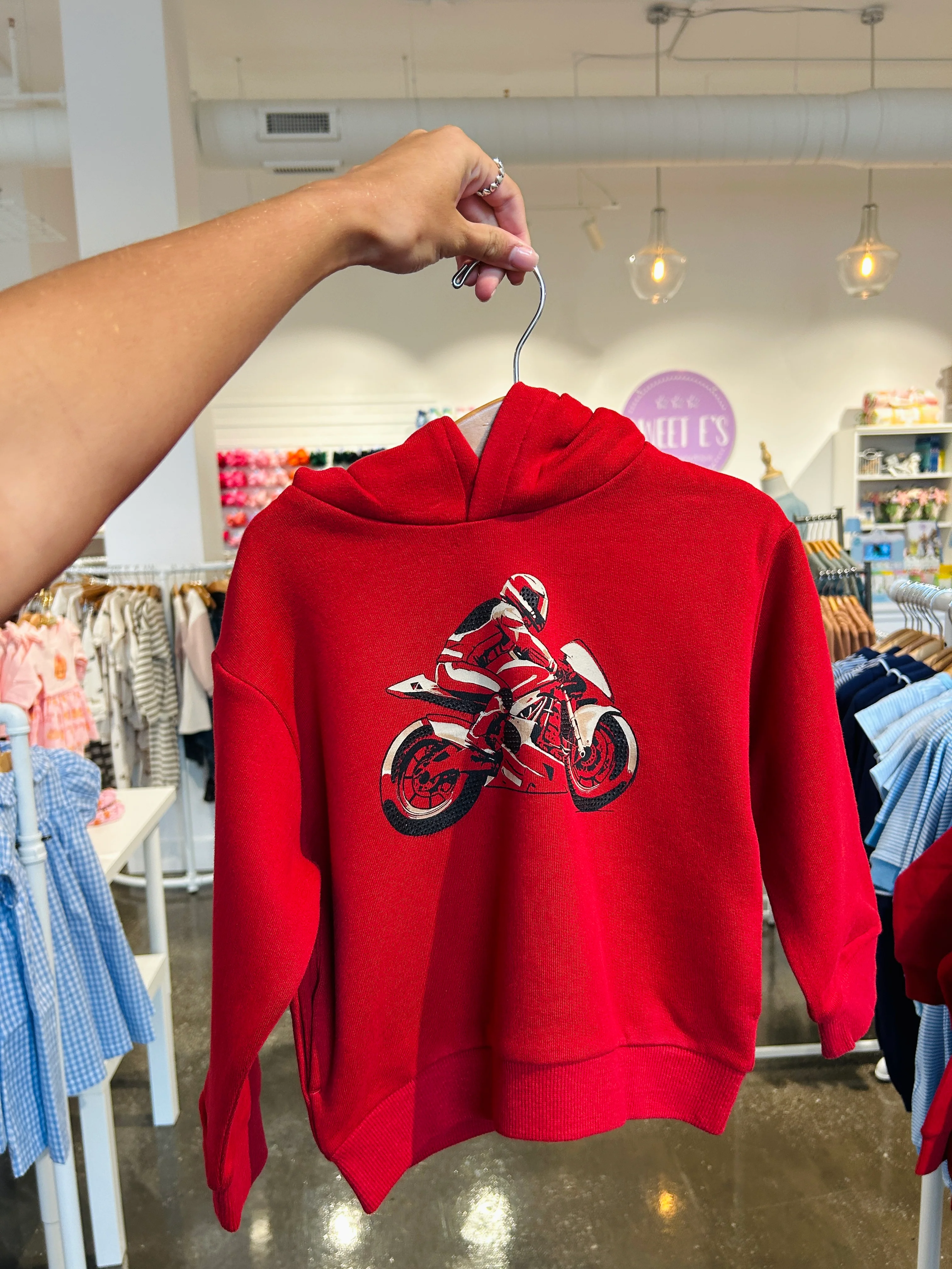 Red Dirt Bike Hoodie