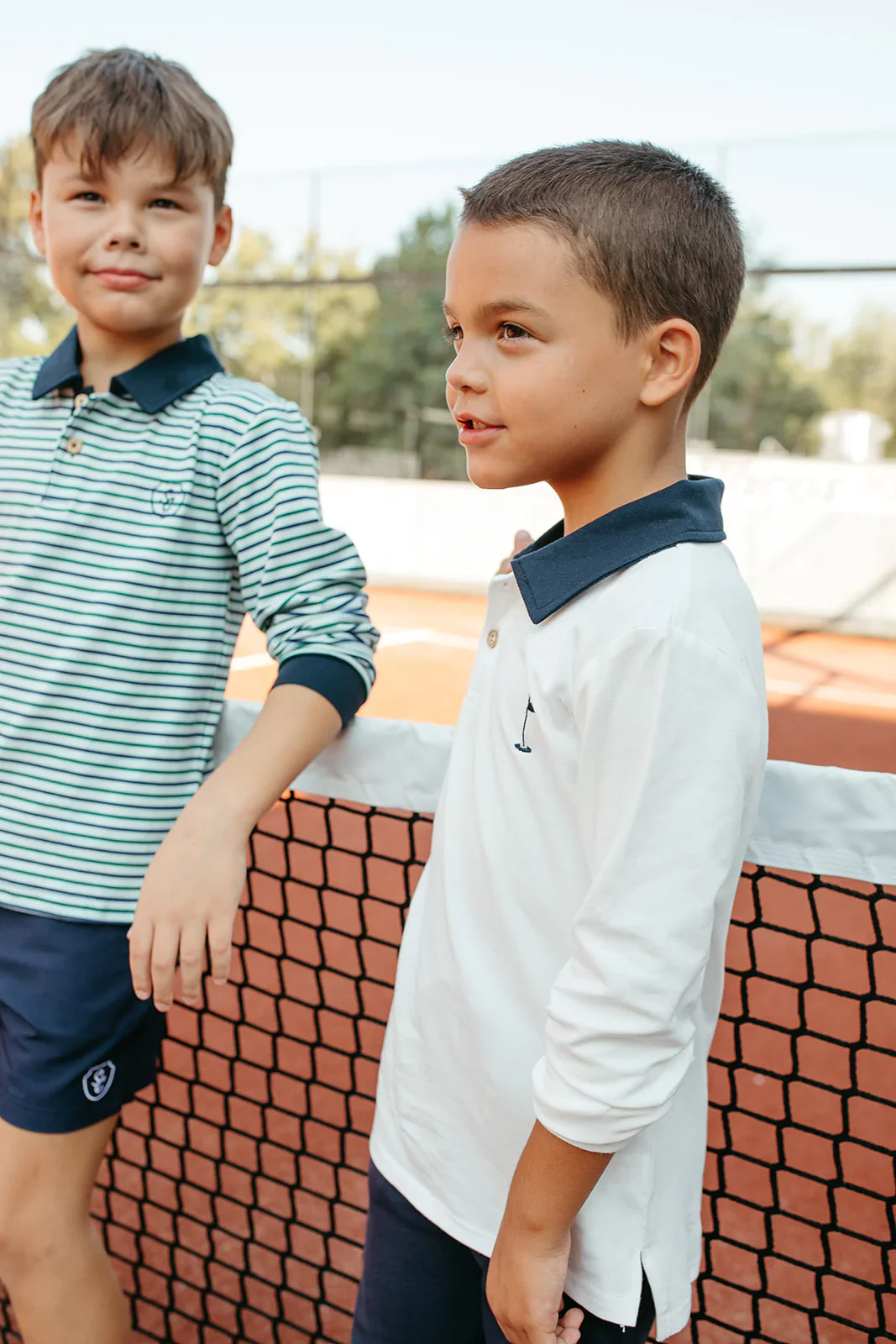 Rhodes Long Sleeve Polo - Off White - Image 2