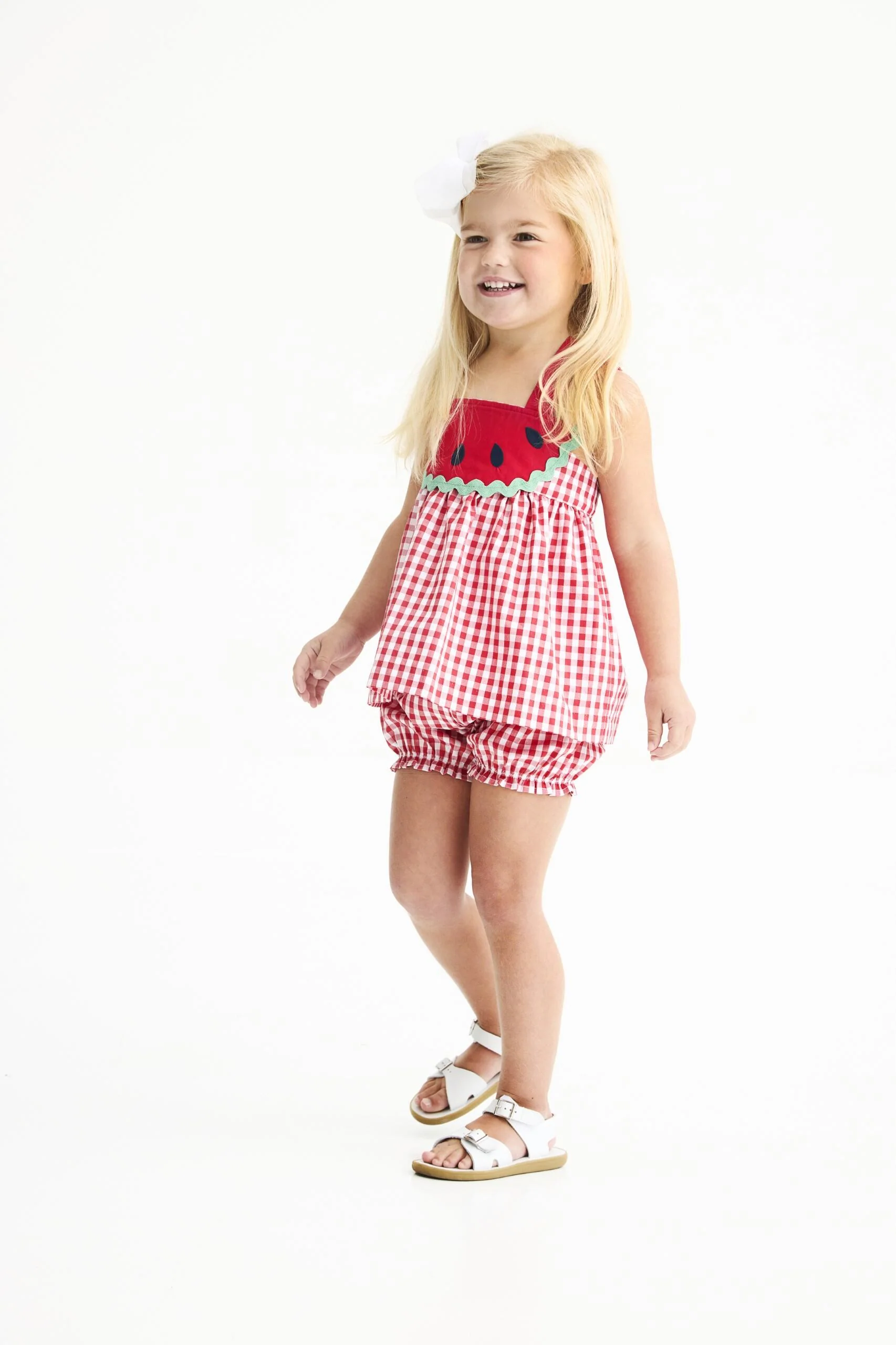 Richmond Red Gingham/Richmond Red/Watermelon Nancy's Novelty Set - Image 2
