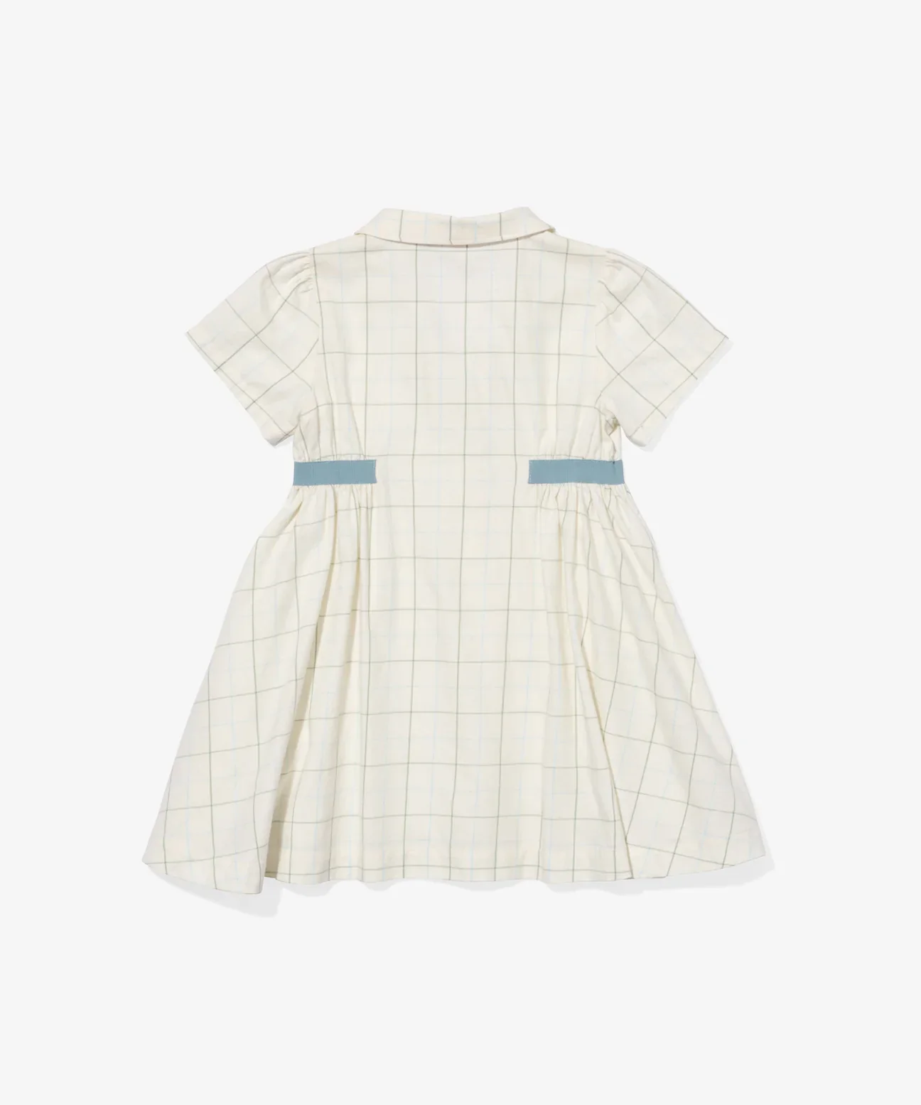 Seafoam Plaid Shirt Dress - Image 2