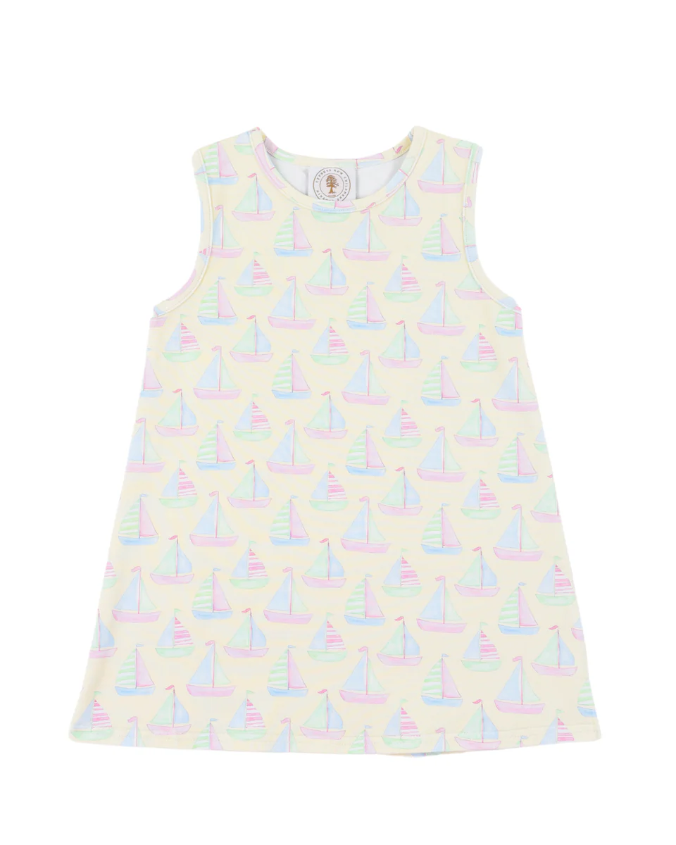 Seas the Day Sleeveless Susie Swing Dress