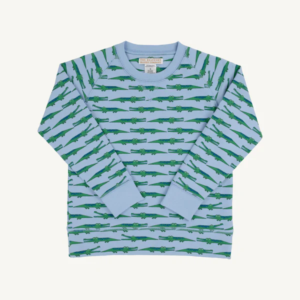 See Ya Later Alligator with Beale Street Blue Cassidy Comfy Crewneck