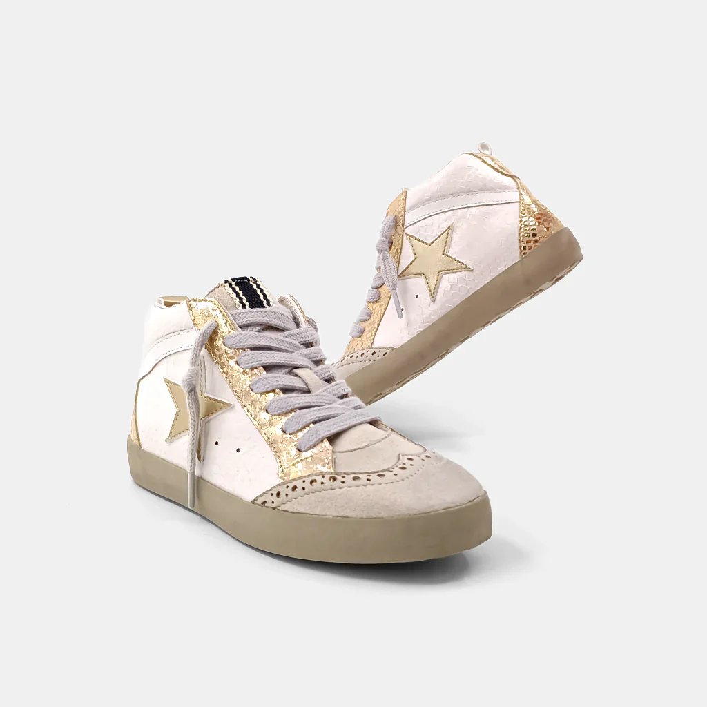 Shu Shop - Paulina Kids Blush Snake Sneakers - Image 2