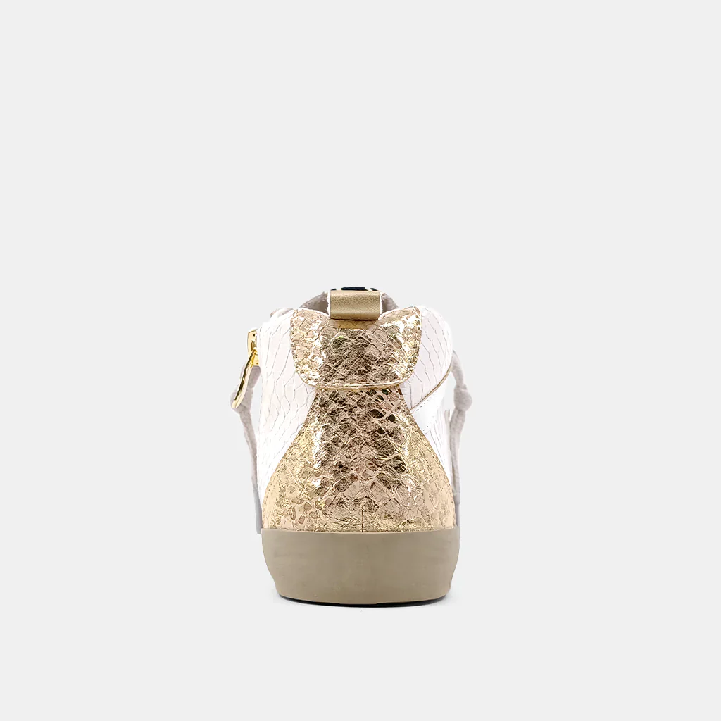 Shu Shop - Paulina Kids Blush Snake Sneakers - Image 3