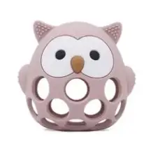 Silicone 3D Owl Teether - Image 3