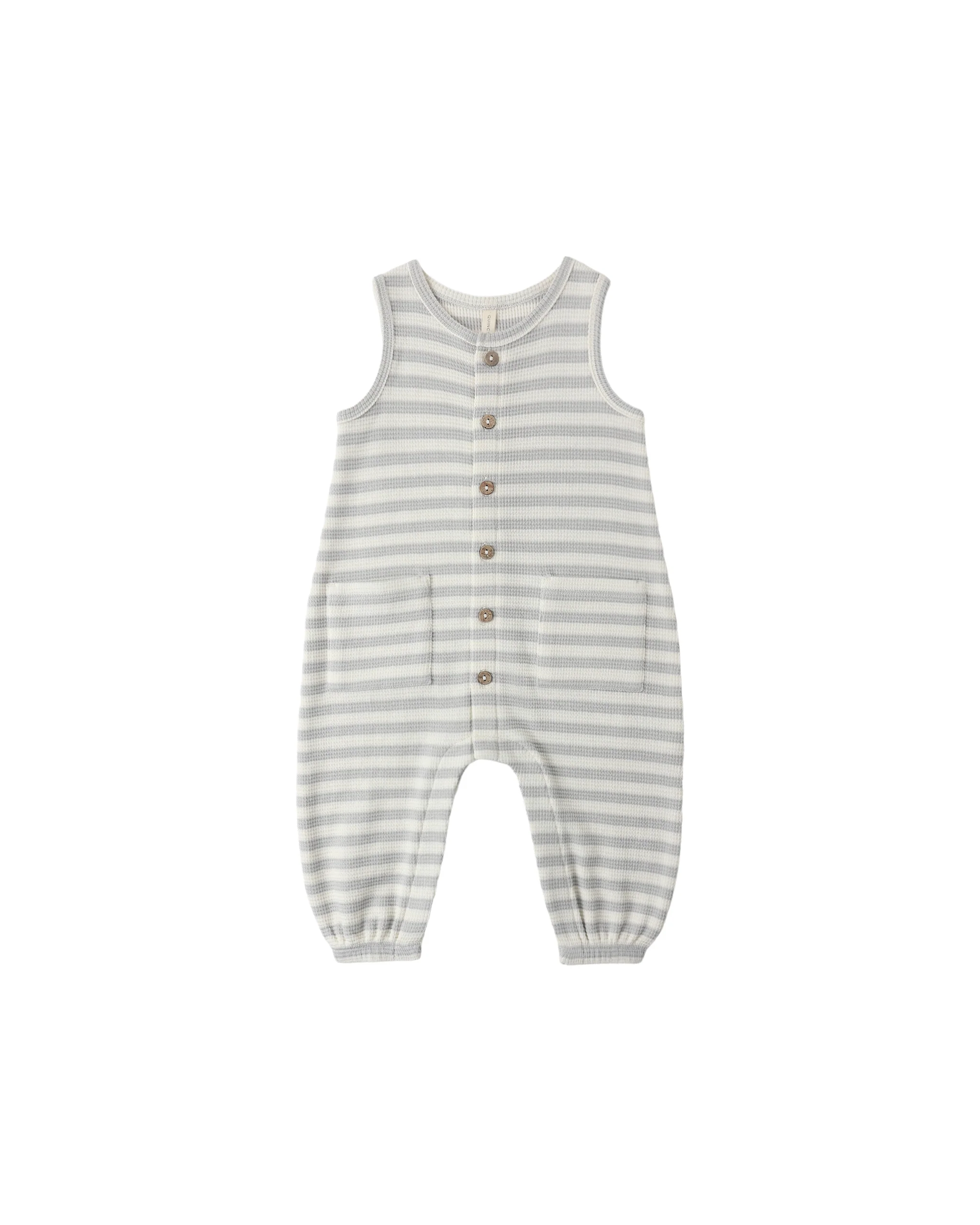 Sky Stripe Waffle Jumpsuit
