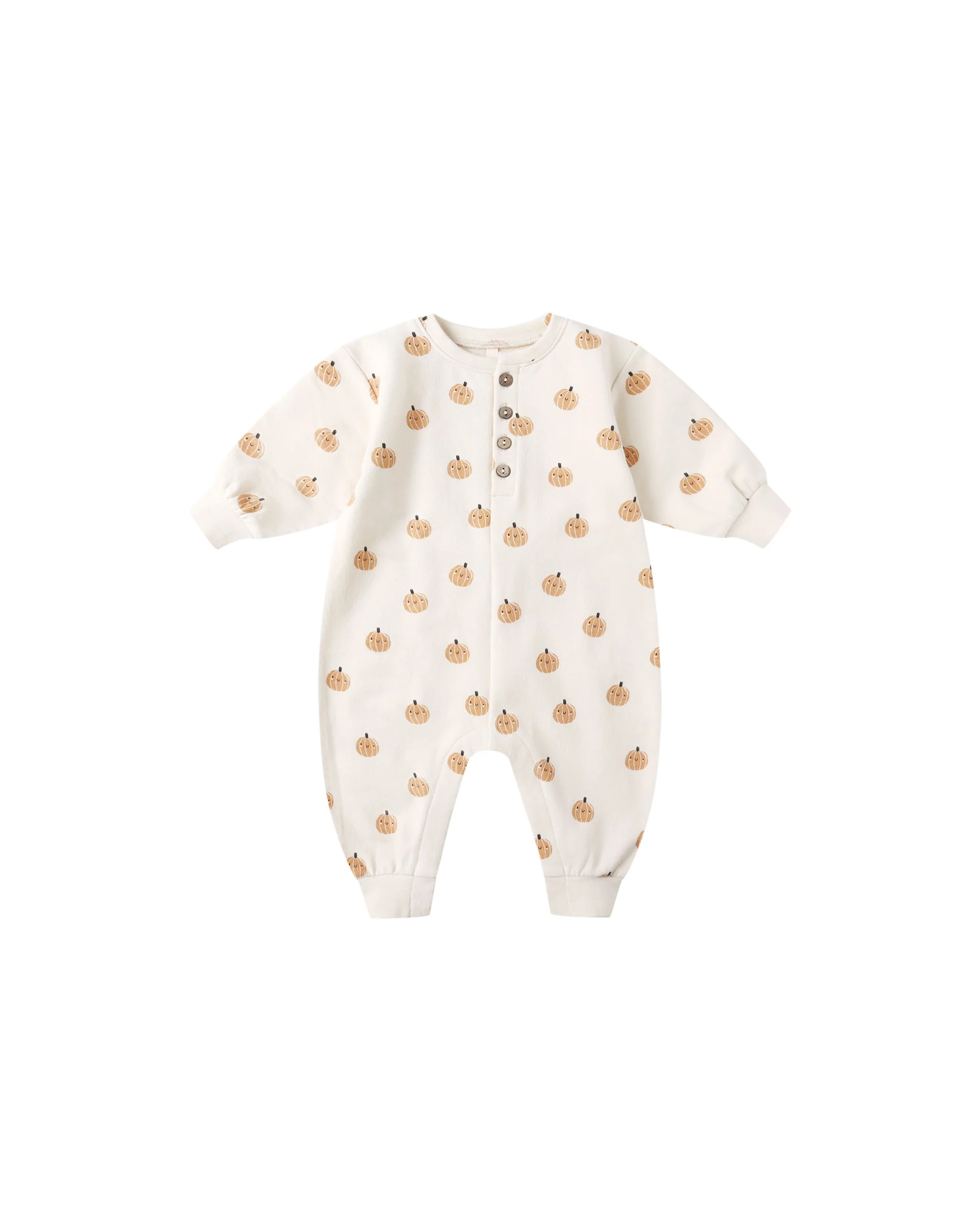 Smiley Pumpkins Relaxed Fleece Jumpsuit