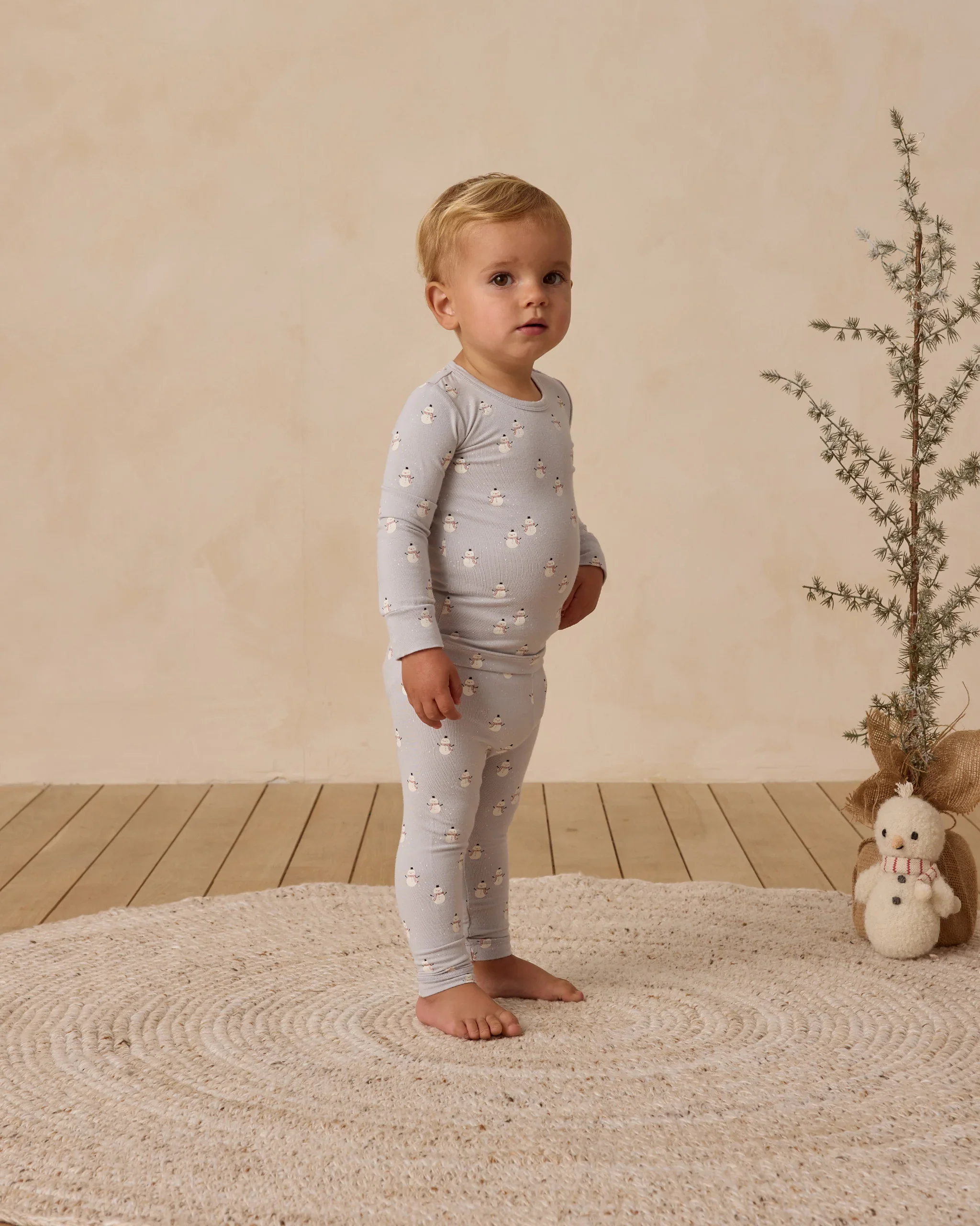 Snowmen Bamboo Pajama Set - Image 2