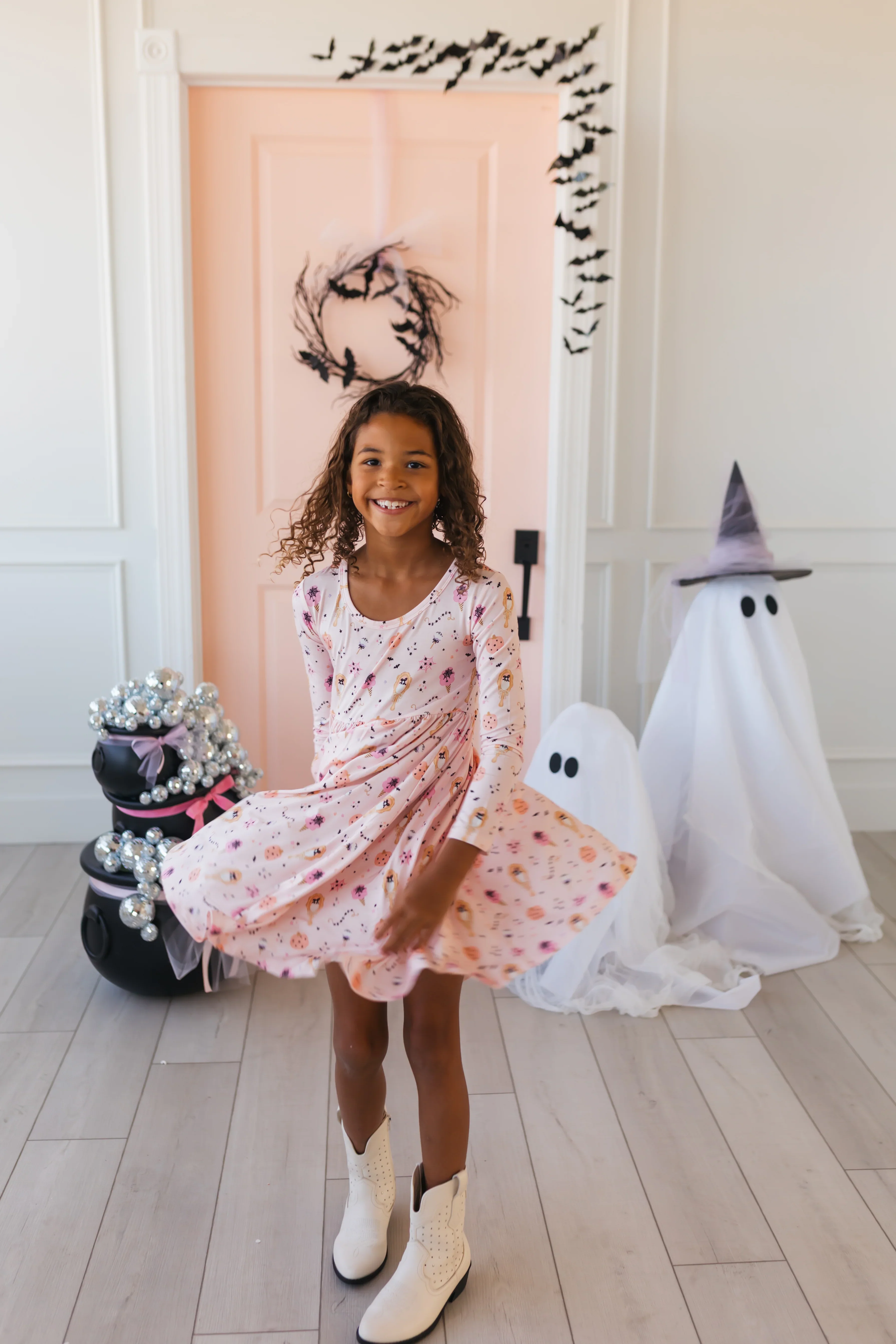 Snuggleween Long Sleeve Twirl Dress - Image 2