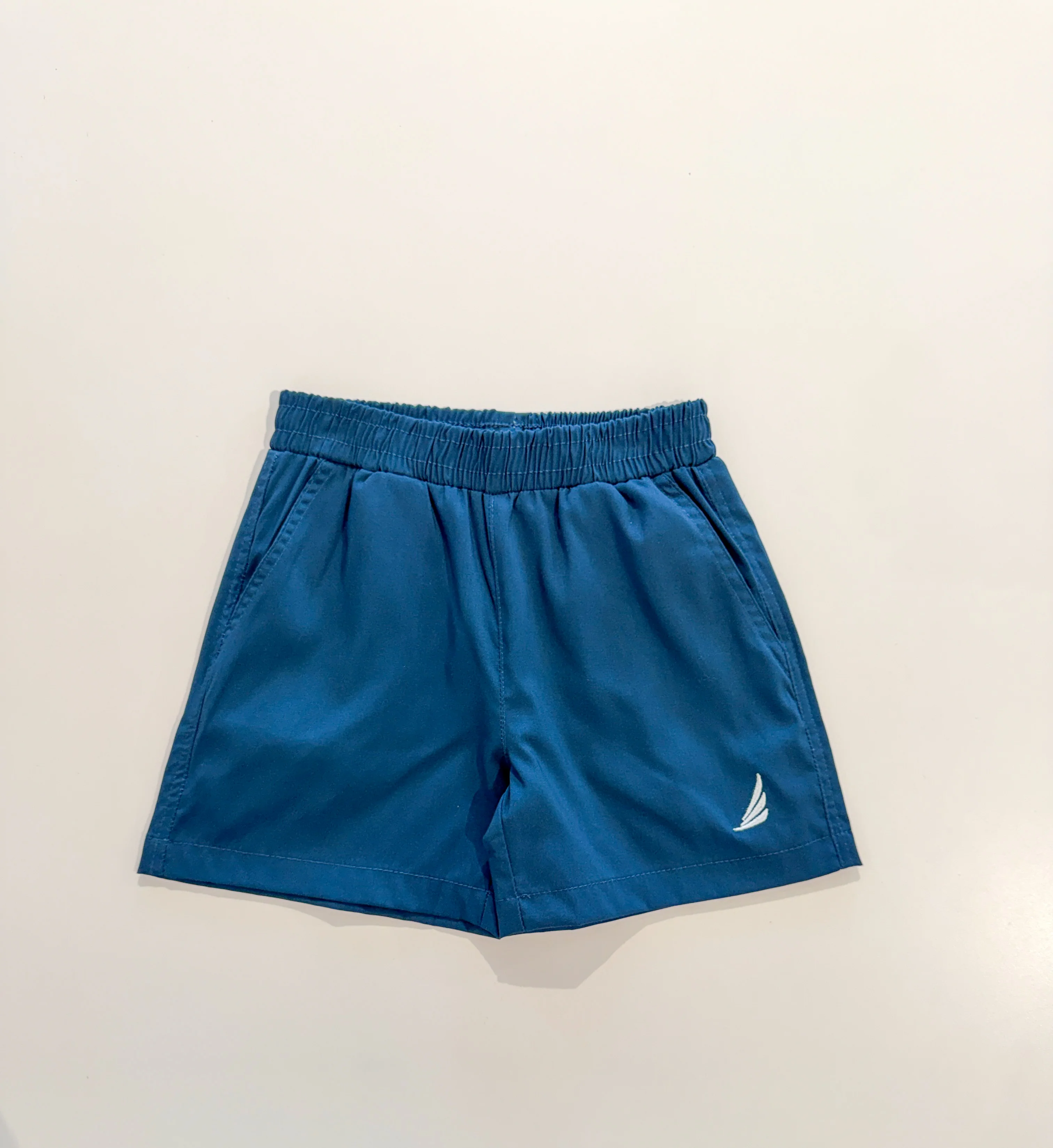 Solid Navy River Performance Short